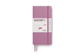 LEUCHTTURM WEEKLY PLANNER 2026 & NB WALLET HC 12 MONTHS DOTTED DUSTY ROSE 372879